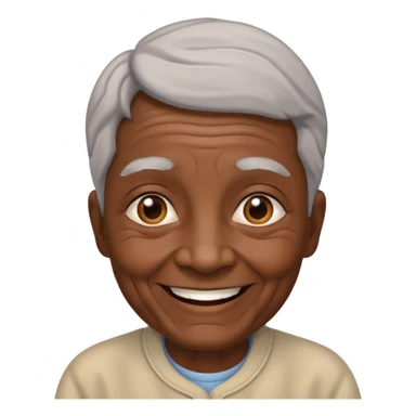 👨🏿‍🦳 sticker