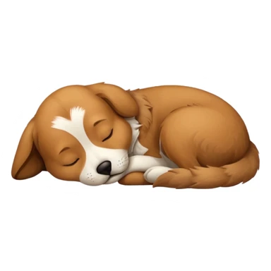 Perro dormido sticker