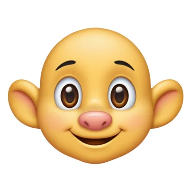 
disney spooky   nose cartoon -style/cute and transparent for a sticker sticker