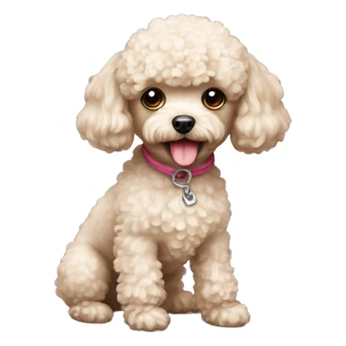 Mini Toy Poodle sticker