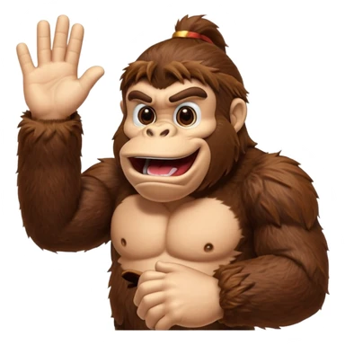 donkey kong making 👌 sticker