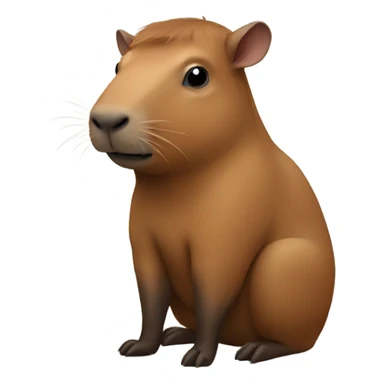 New year capibara sticker