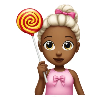 Babygirl with lollipo sticker