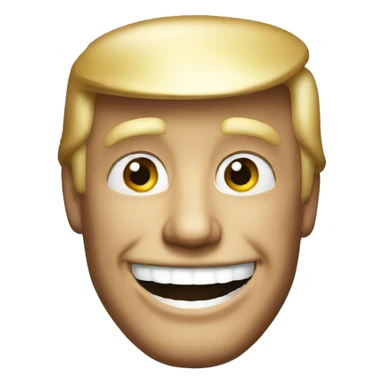 Donald trump smiling sticker