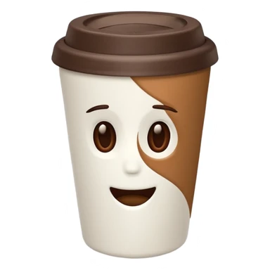 takeaway coffee cup sticker