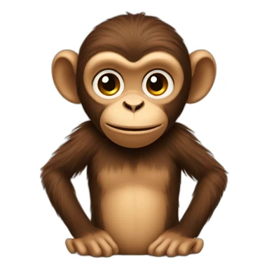 sassy little monkey sticker