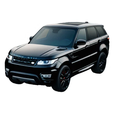 Black Range Rover sport 24 edition sticker