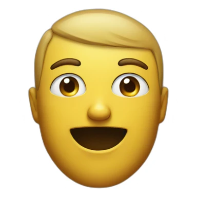 head on a wall sticker