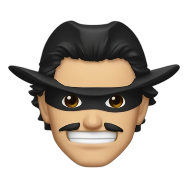 zorro de one piece sticker