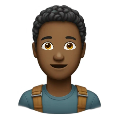 Personne qui fait un toz sticker