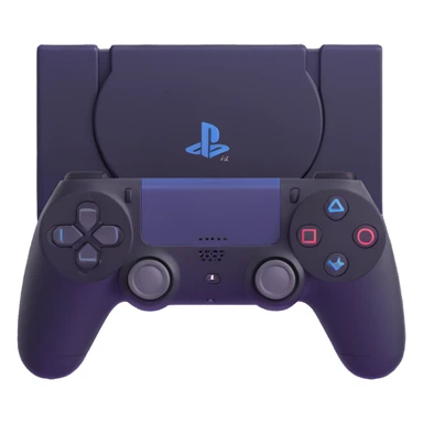 sleek and modern PlayStation 7 console sticker