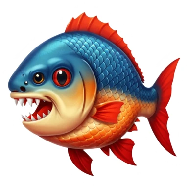Piranha sticker
