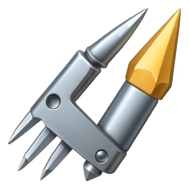 Metal sharp nail  sticker