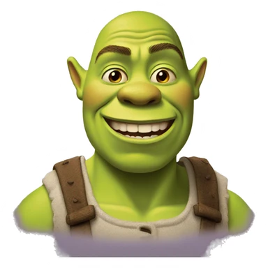 Shrek as an emoji sticker
