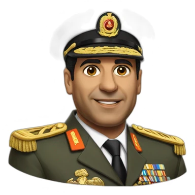 abd elfatah el sisi sticker