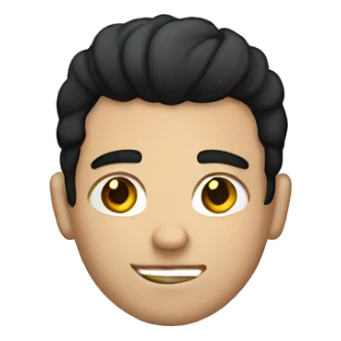 white boy with dark hair and full body with tattoos sticker