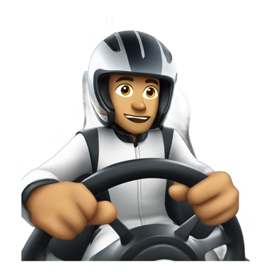 Driver moving fast. sticker