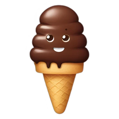 Chocolate icecream  sticker