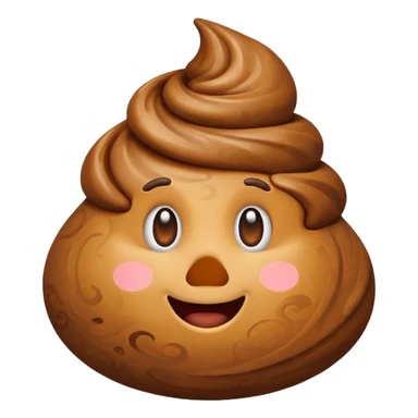 classic poo emoji sticker