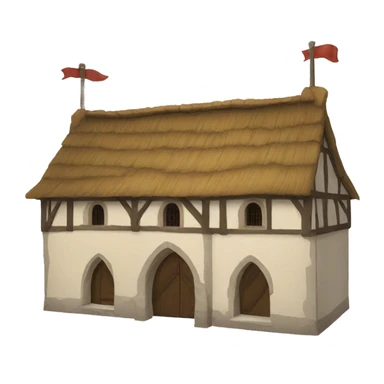 medieval research building sticker