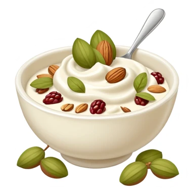 Yogurt greco e frutta secca
 sticker