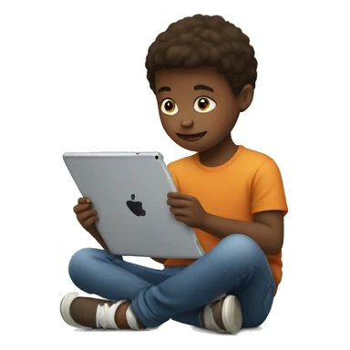 kid addicted to ipad sticker