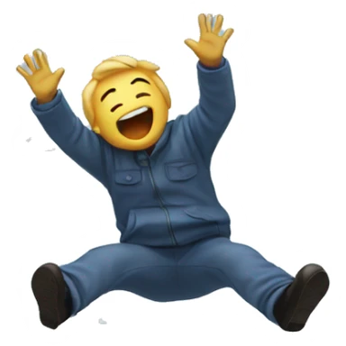 Falling from sky sticker