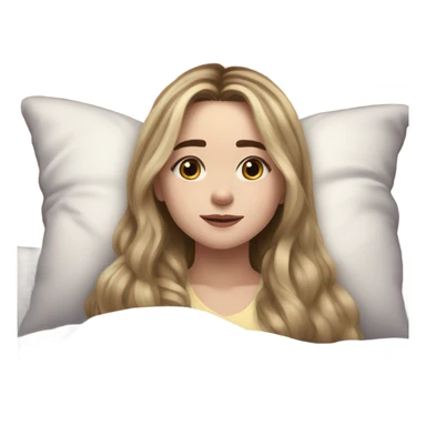 sabrina carpenter going to sleep sticker