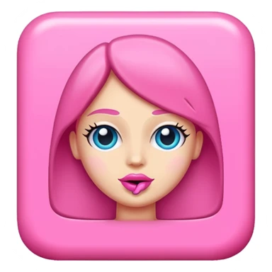 pink sallys beauty store in big letters sticker