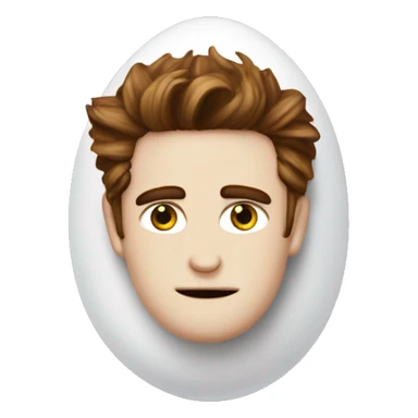 Edward Cullen as an egg sticker