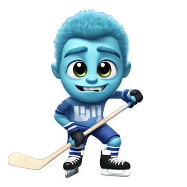 Monsters inc sully hockey sticker