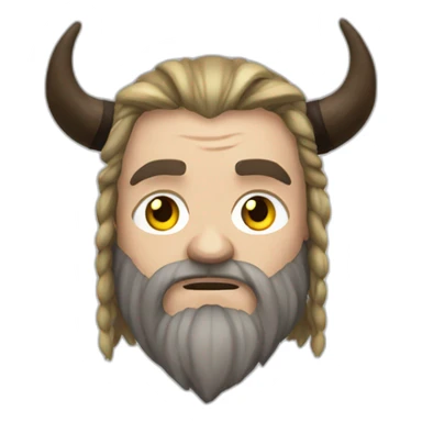 Harry Potter as a viking sticker