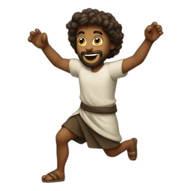 david dancing biblical sticker