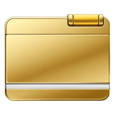 Measurement tape in gold for visiting card sticker