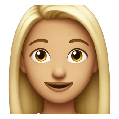 Flirty emoji face sticker