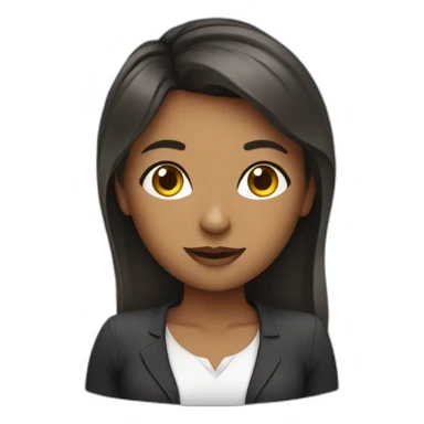 Cute women as a social media manager sticker