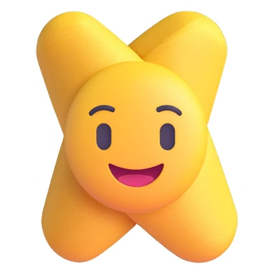 bandage, soft shading 3D emoji style sticker