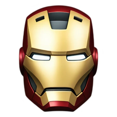 Iron Man head sticker