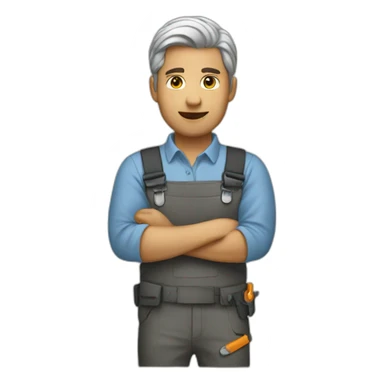 Working on mobile  sticker