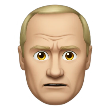 Putin-angry sticker