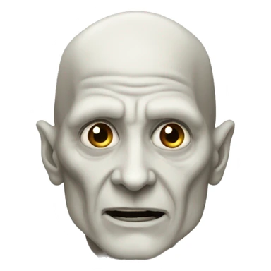 Voldemort without nose sticker