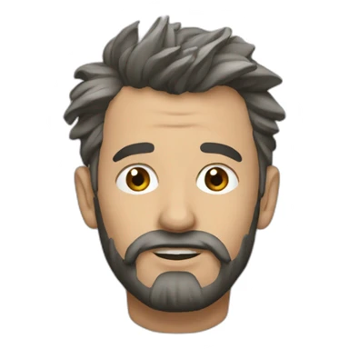 feet tramp head sticker