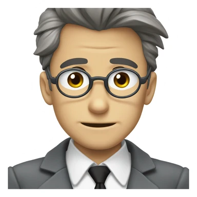 Detective conan con lentes grises  sticker