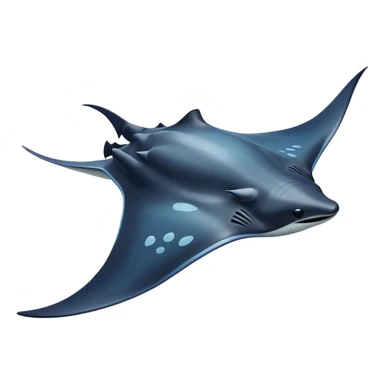 manta ray sticker