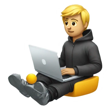 cybersportsman with laptop sticker