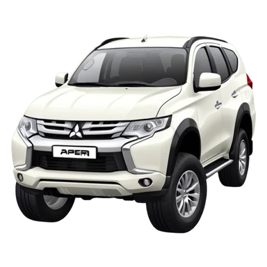Mitsubishi Pajero sport - Mitsubishi (Model Year: 2021) (Iconic colour: White) sticker