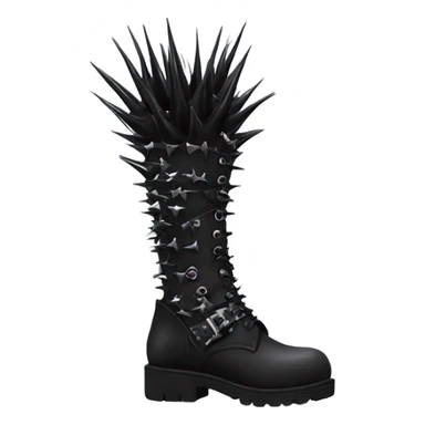 Spiky goth boots sticker