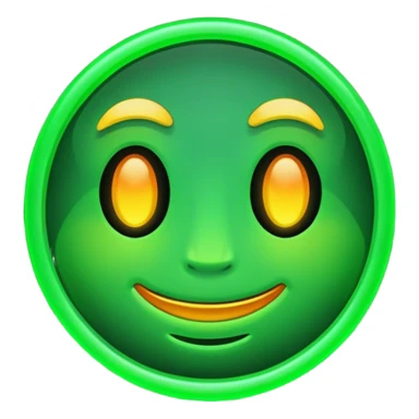 green neon light sticker