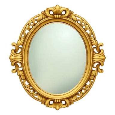 vintage mirror sticker