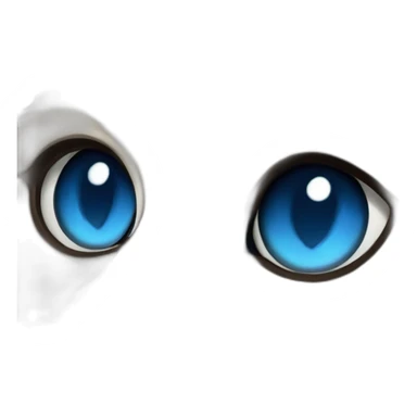 himalayan cat blue eyes sticker